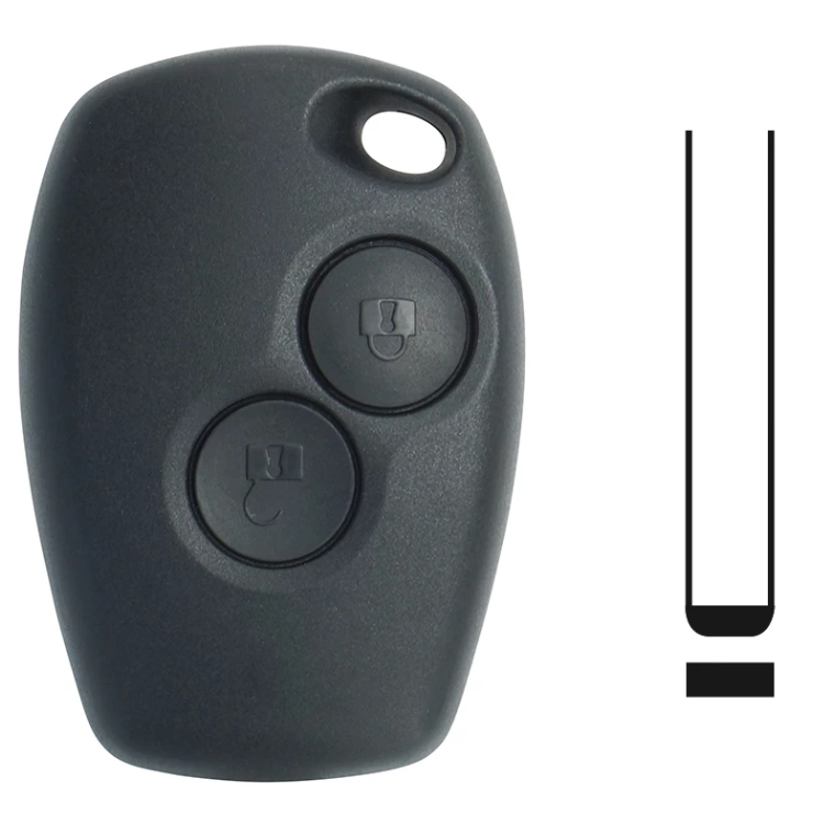 Coque Clé Renault 2 Boutons (Clio 3, Kangoo, Twingo…) – Réparation Facile & Durable