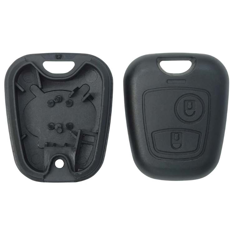 Coque de Clé 2 Boutons Peugeot 106, 206, 206+ – Remplacement Facile et Durable