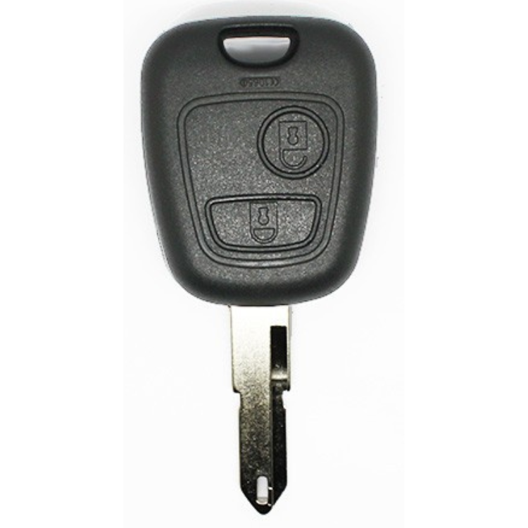 Coque de Clé 2 Boutons Peugeot 106, 206, 206+ – Remplacement Facile et Durable