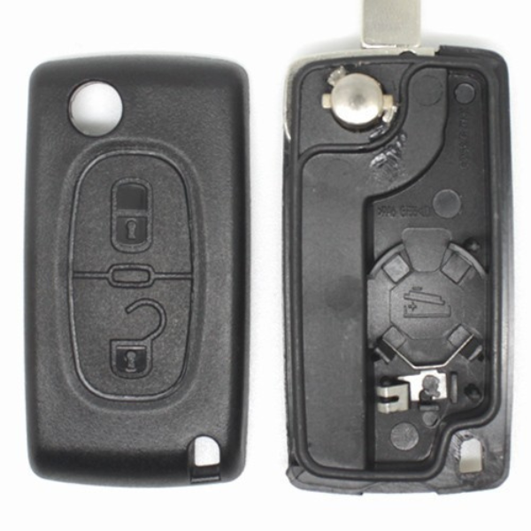 Coque Clé 2 Boutons Citroën C1 / C2 / C3 – Remplacement Facile et Durable