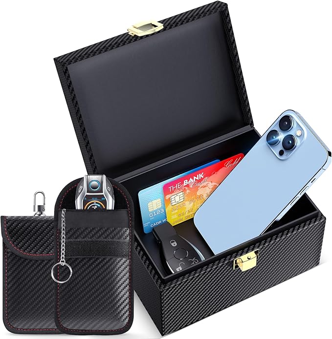 Coffret Anti-Piratage RFID pour Clés Voiture – Stop Vol Sans Contact