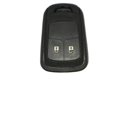 Coque de clé 2 boutons pour Opel – Corsa, Astra, Vectra, Signum, Omega (pile CR2032)
