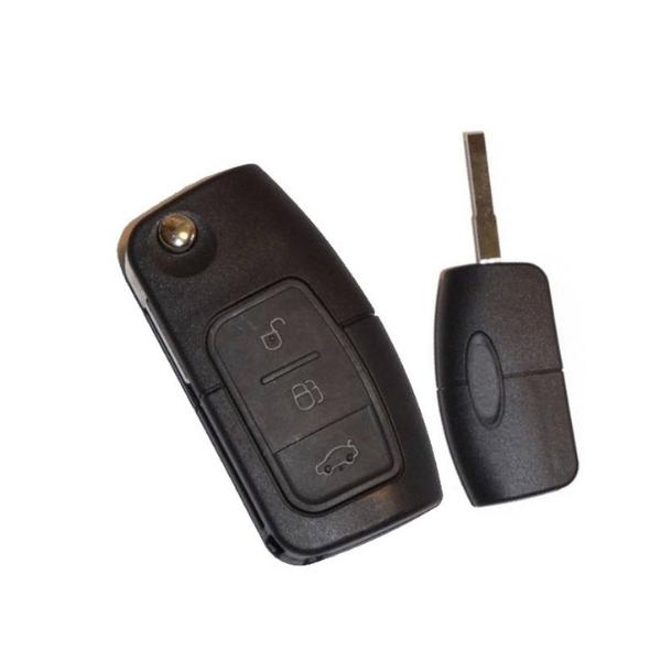 Coque clé Ford 3 boutons – Fiesta, Focus, Mondeo, Transit, etc.