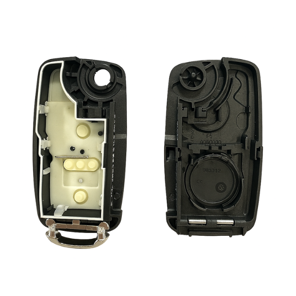 Coque de Clé 3 Boutons pour Volkswagen, Seat, Skoda – Golf 6, Polo, Leon, Octavia & Plus
