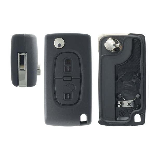 Coque Clé 2 Boutons Citroën C1 / C2 / C3 – Remplacement Facile et Durable