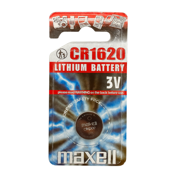 Pile CR1620 Maxell 3V – Batterie Lithium Haute Qualité pour Clé de Voiture (Peugeot, Citroën, Audi…)